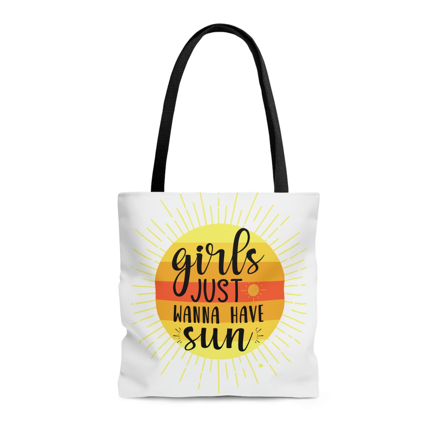 High Quality, All-Over Print Tote Bag, Girls Just Wanna Have Sun, Sunshine Suns Tote Bag