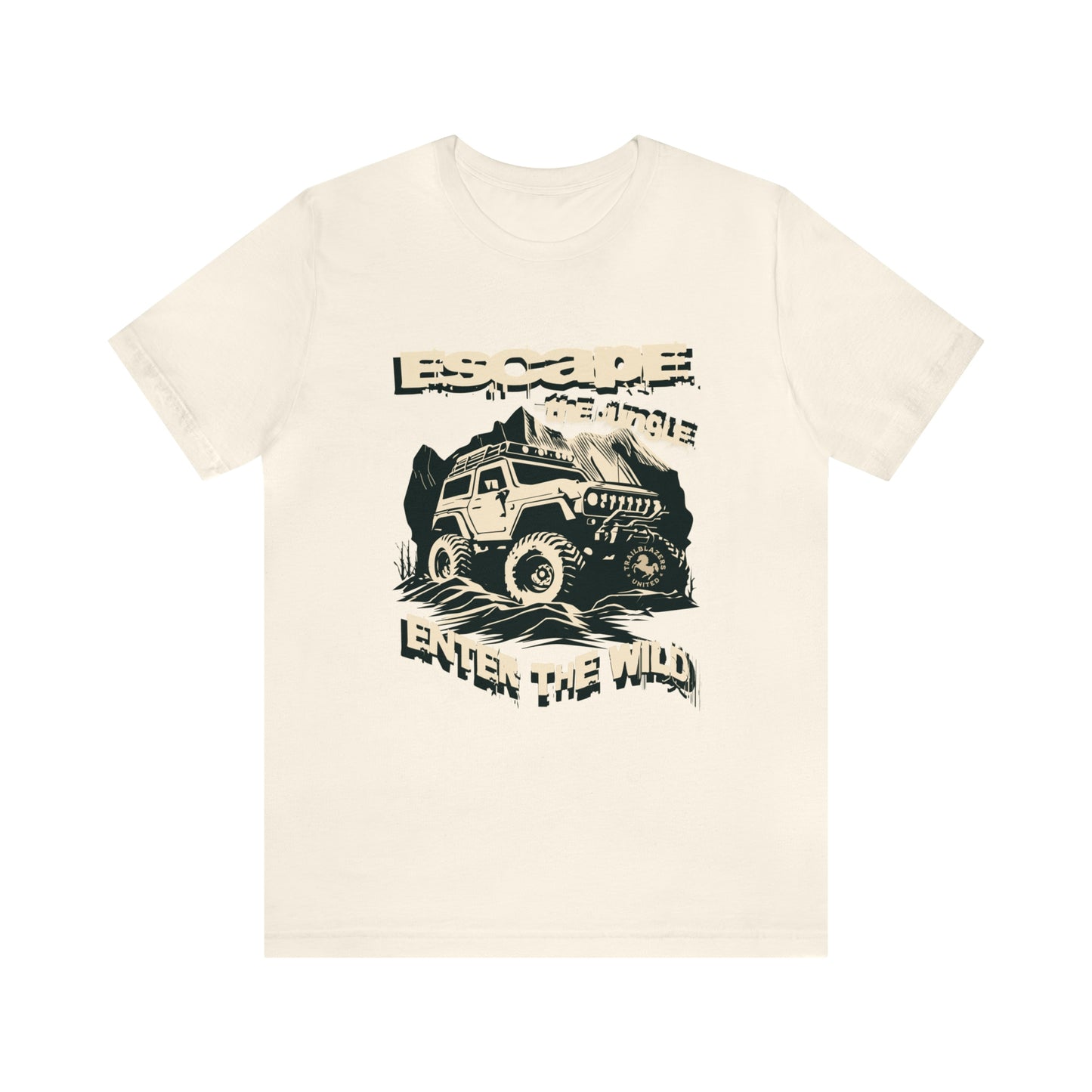 Unisex Softstyle T-Shirt Escape the Jungle Enter the Wild