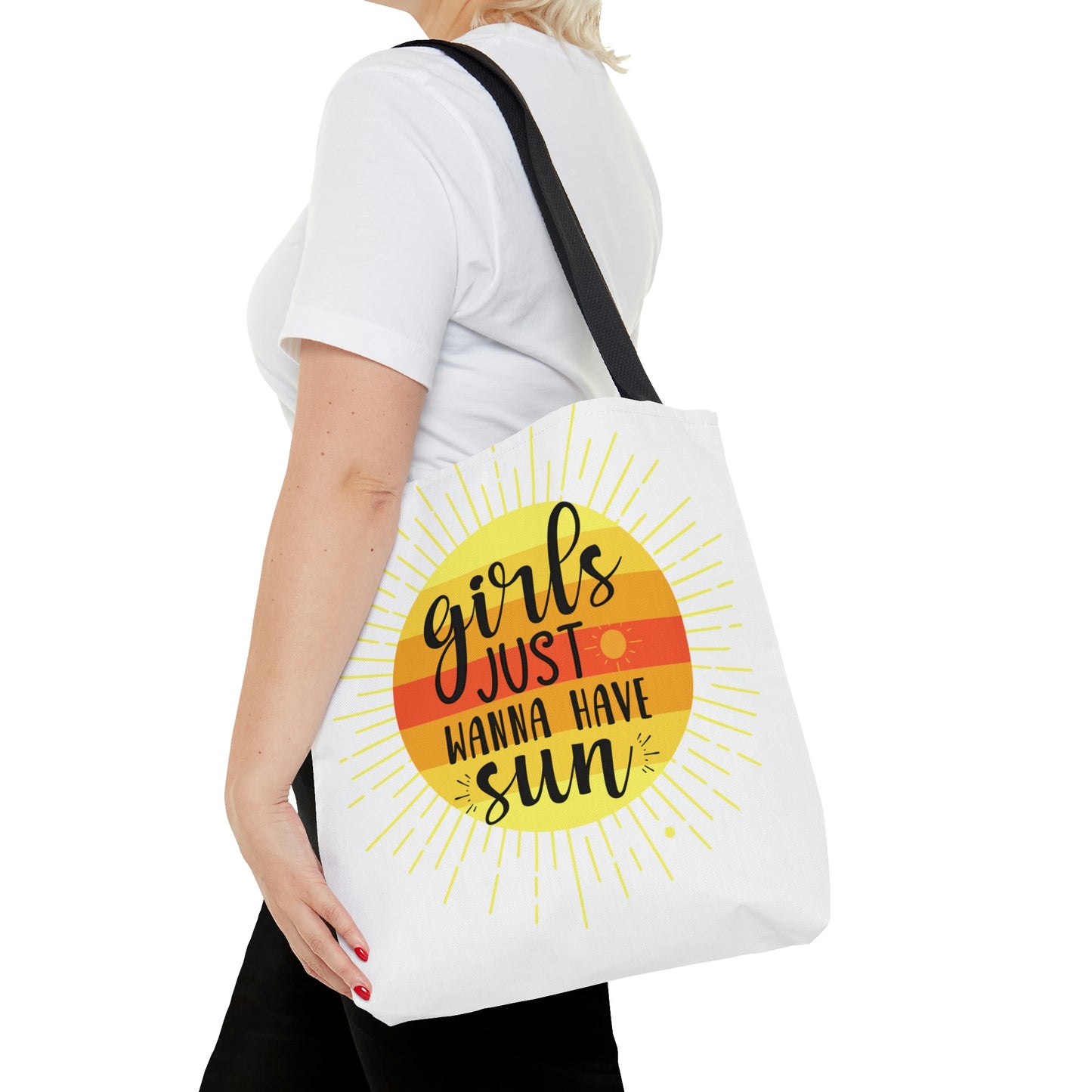 High Quality, All-Over Print Tote Bag, Girls Just Wanna Have Sun, Sunshine Suns Tote Bag