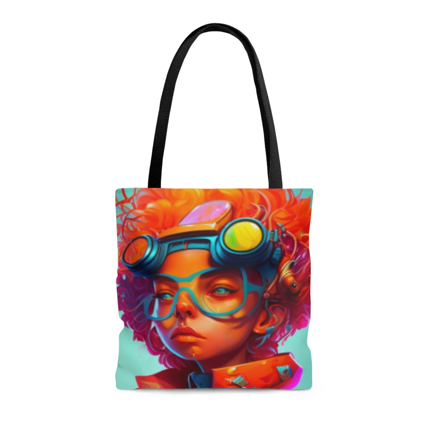 AOP Tote Bag- Futuristic Artist