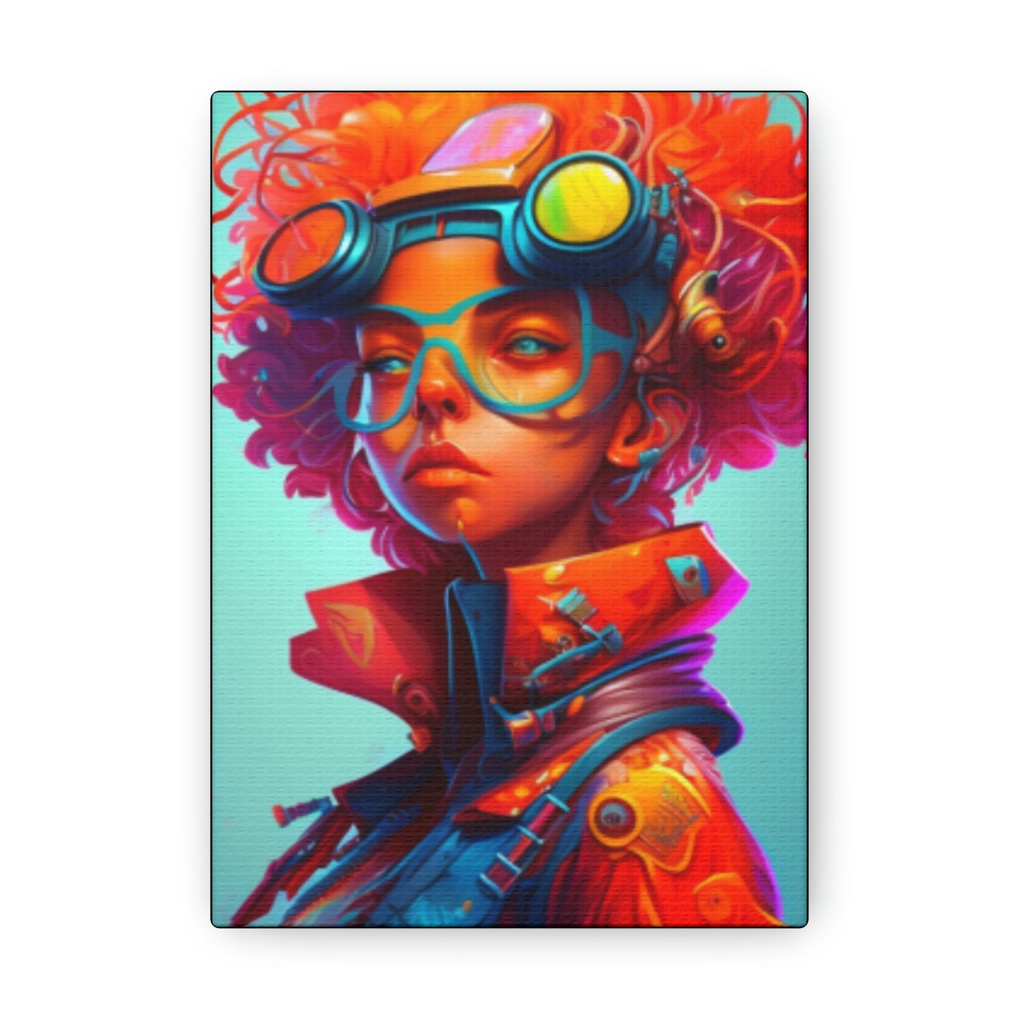 Futuristic Artist- Canvas