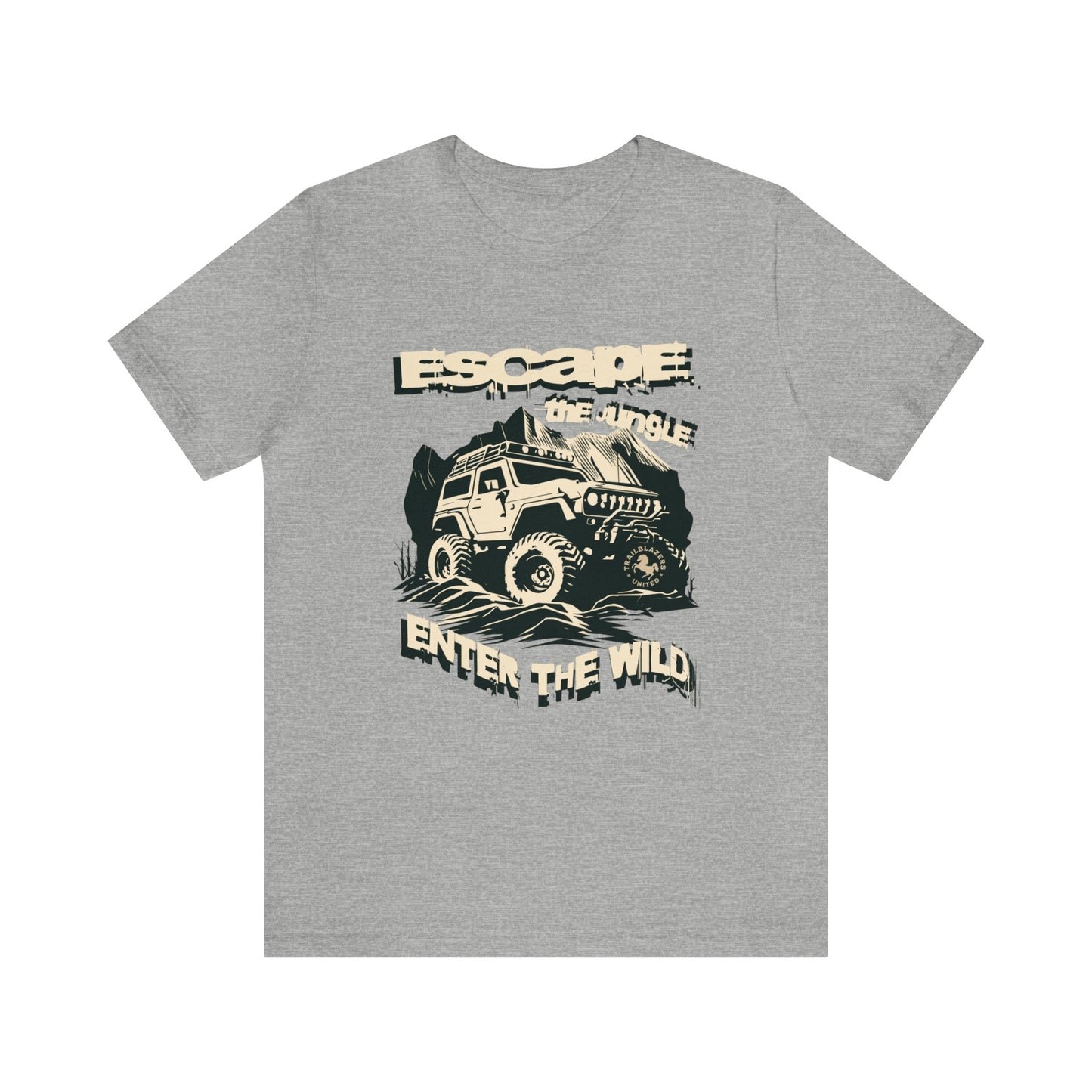 Unisex Softstyle T-Shirt Escape the Jungle Enter the Wild