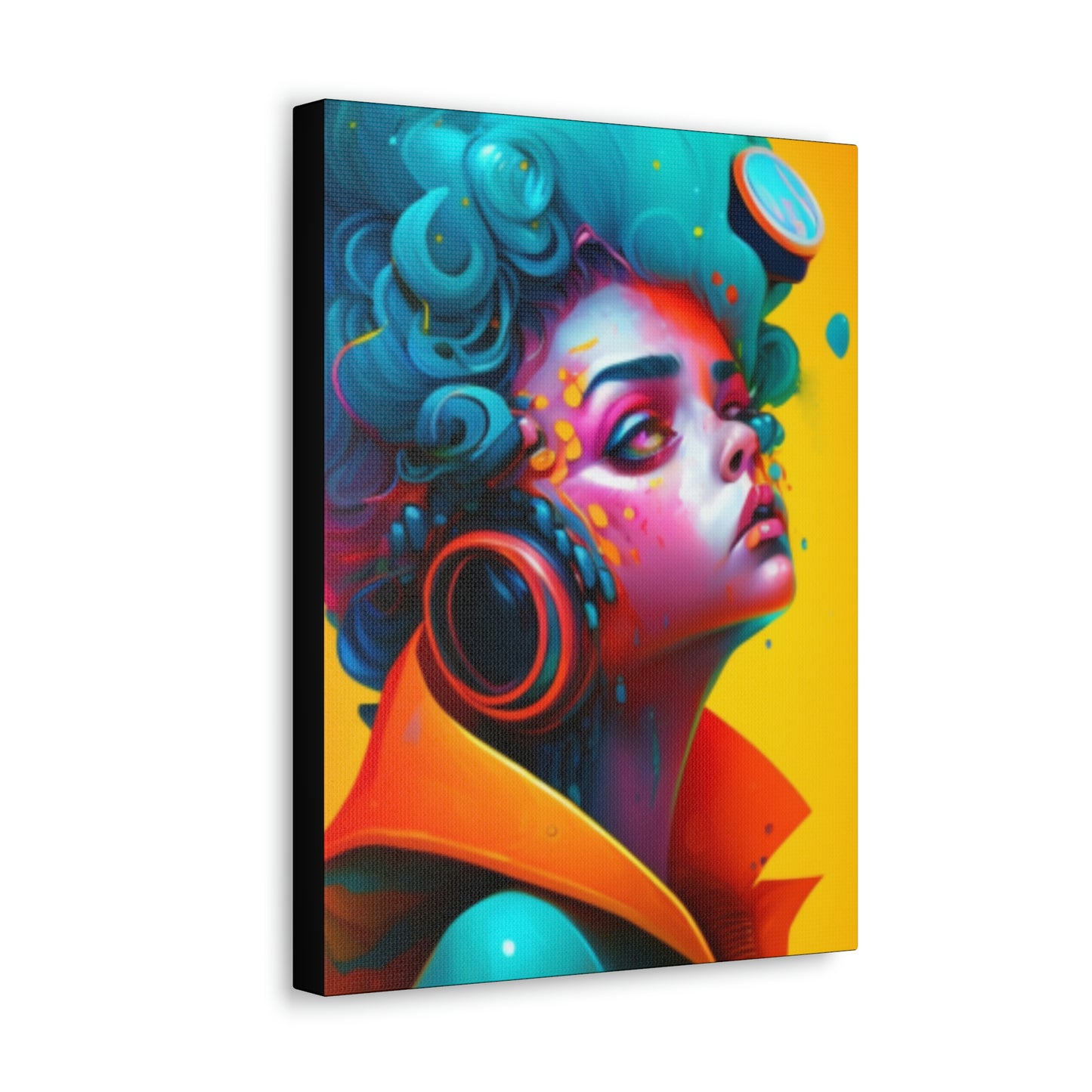 Painter Rocker Girl Canvas