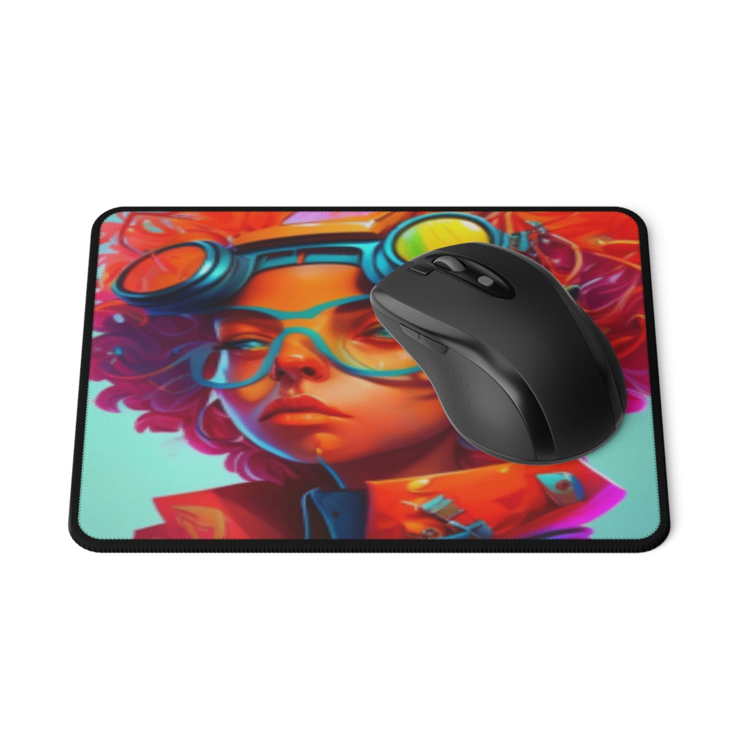 Non-Slip Mouse Pad - Futuristic Artist