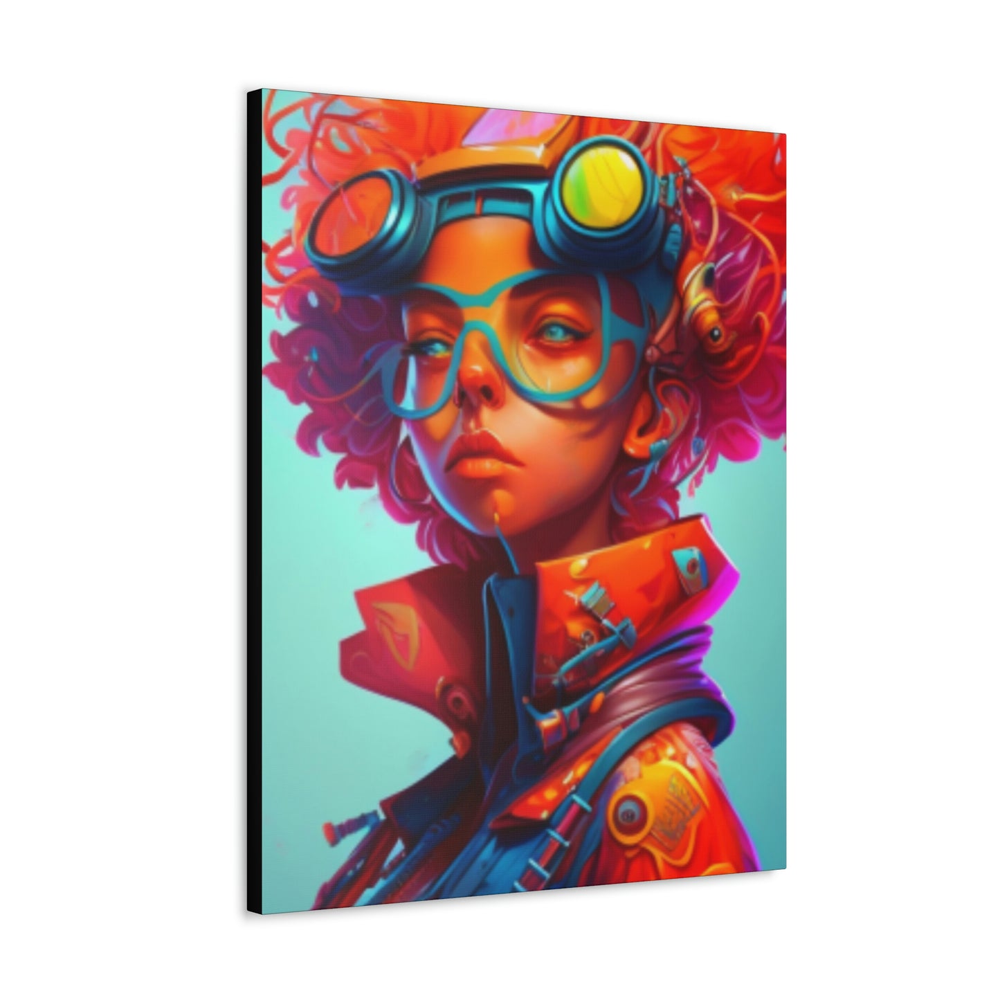 Futuristic Artist- Canvas