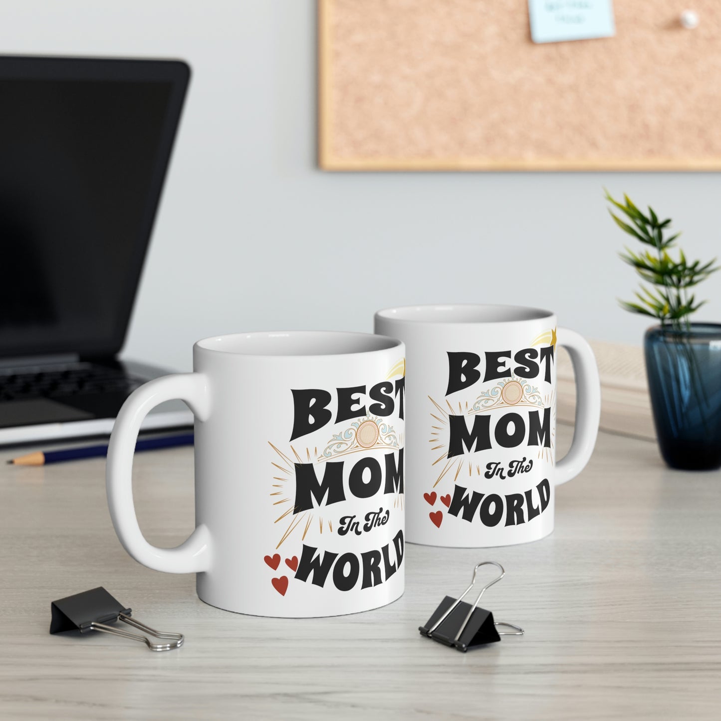 Ceramic Mug 11oz, Best Mom in the World, Gifts for Mom