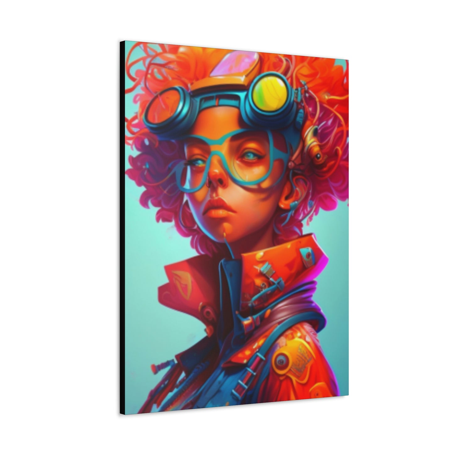 Futuristic Artist- Canvas