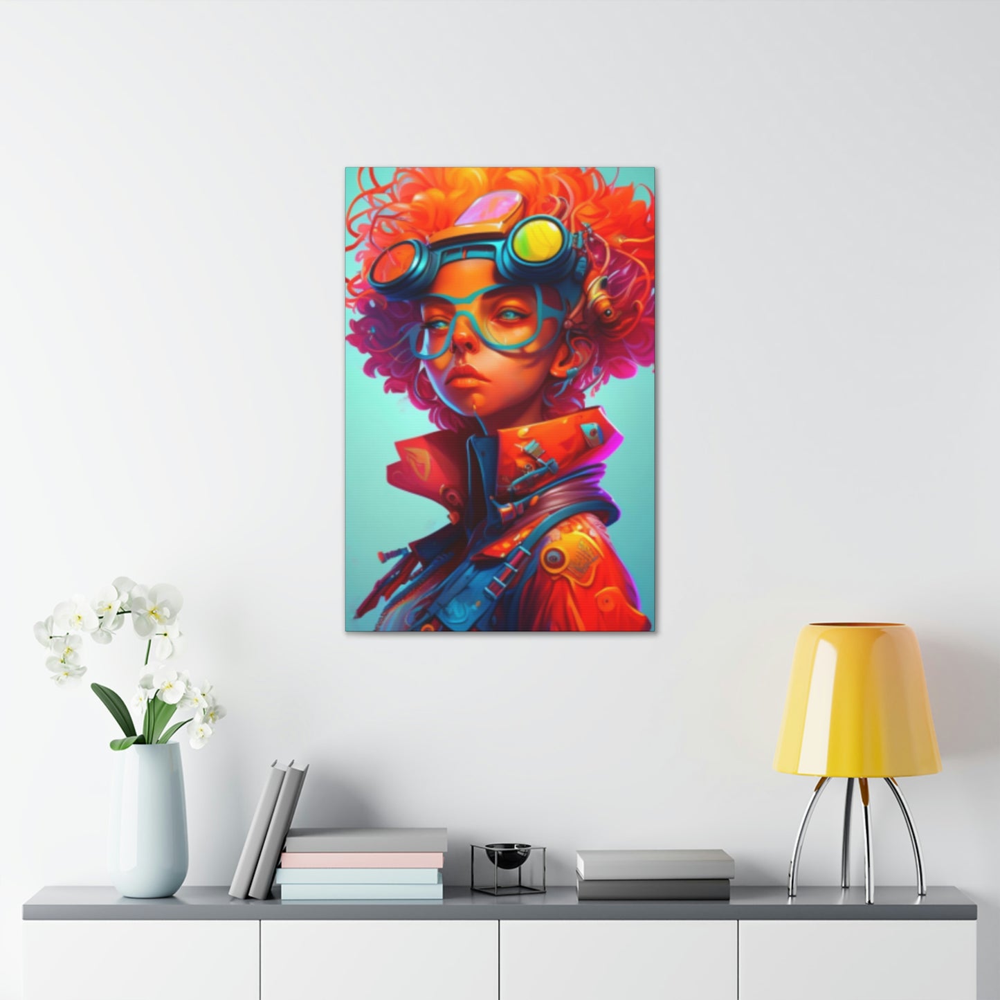 Futuristic Artist- Canvas