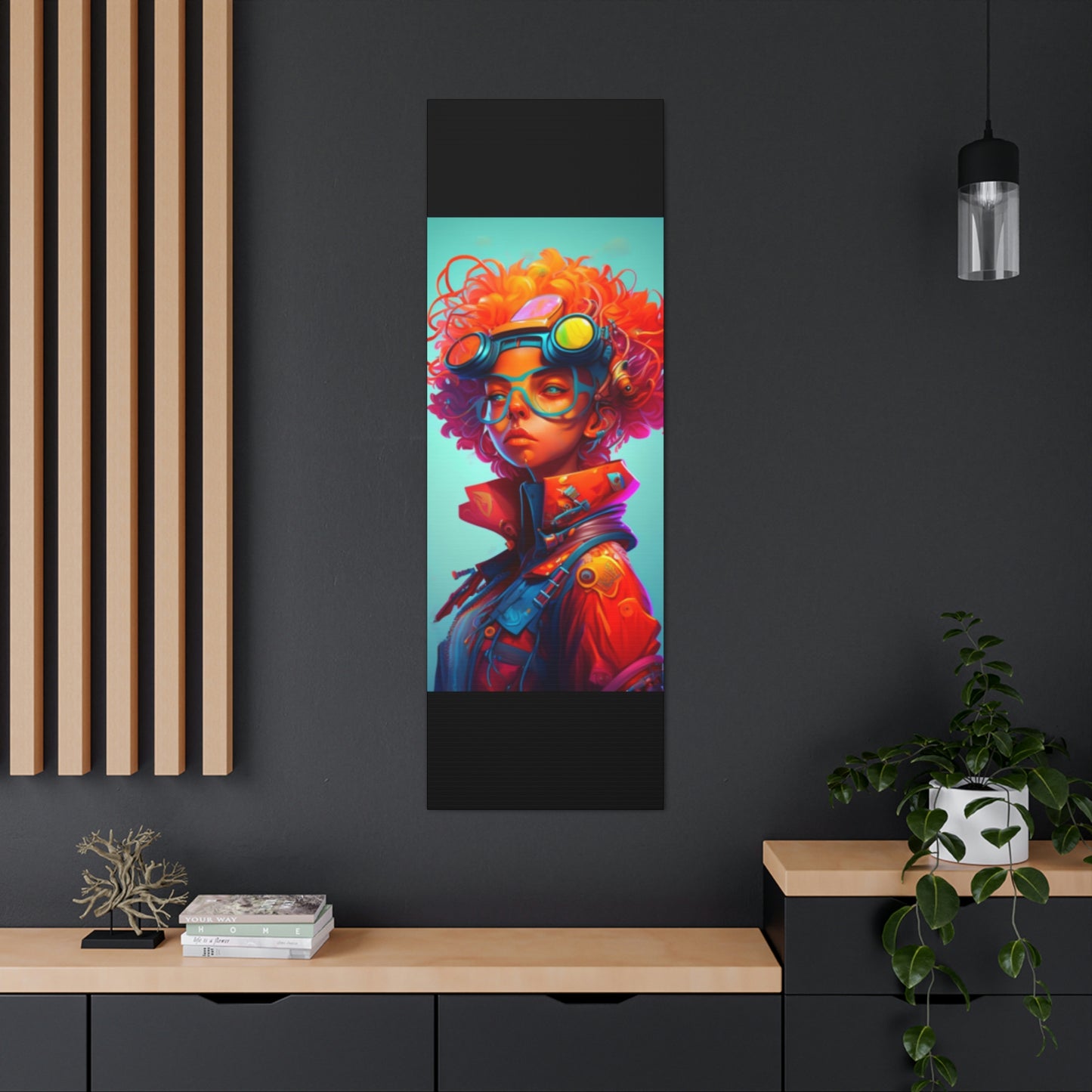 Futuristic Artist- Canvas