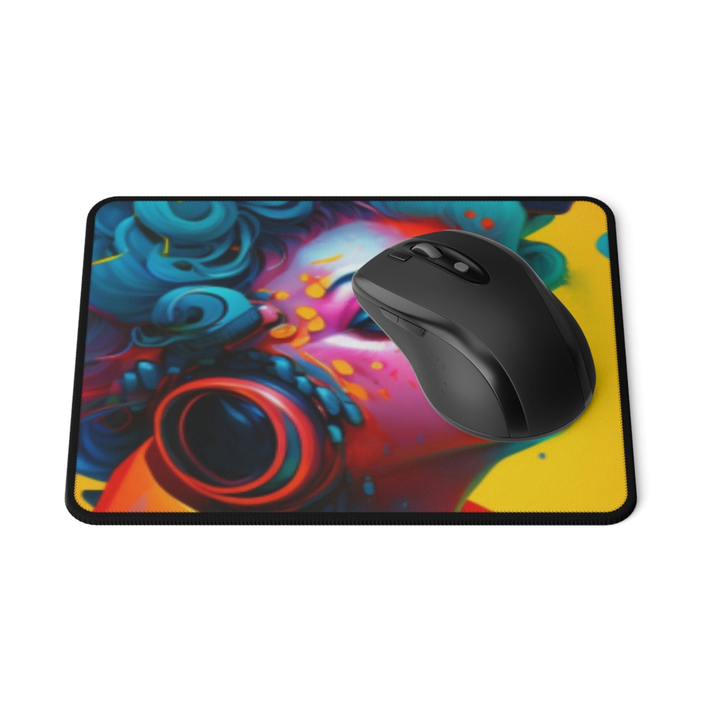 Non-Slip Mouse Pads- Painter Rocker Girl