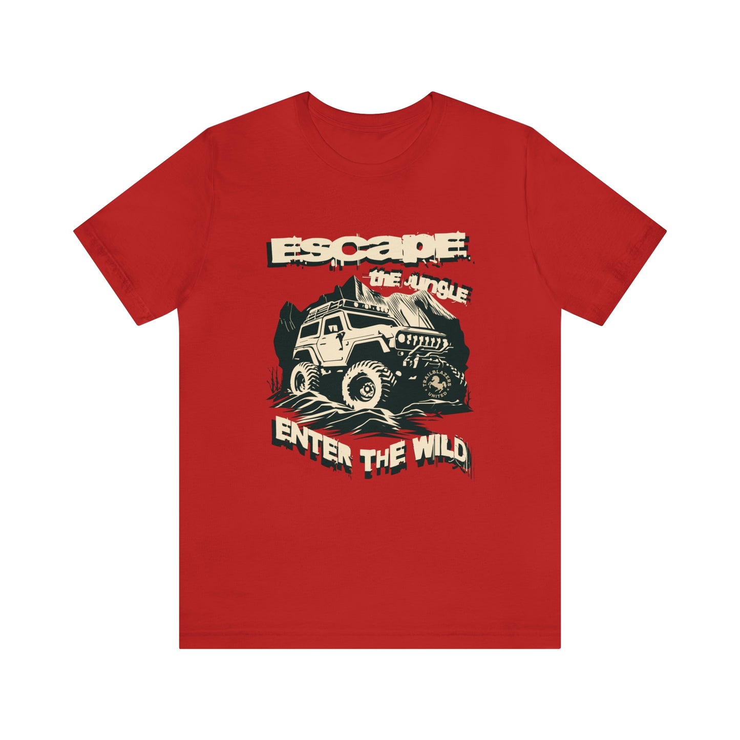 Unisex Softstyle T-Shirt Escape the Jungle Enter the Wild