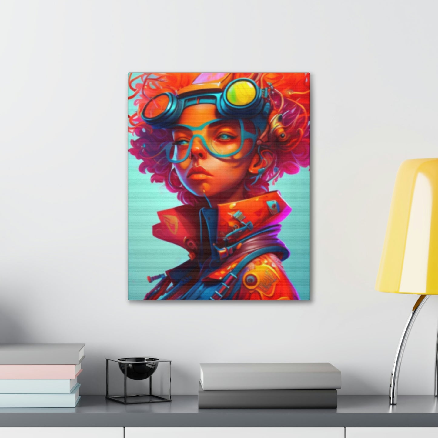 Futuristic Artist- Canvas