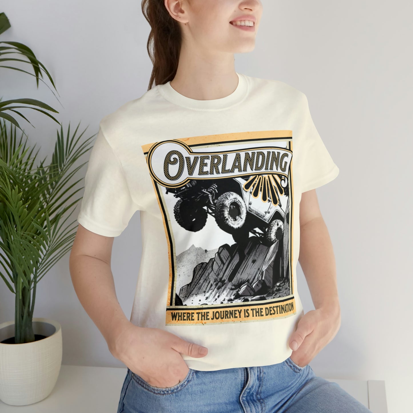 Overlanding, Where The Journey Is The Destination T-Shirt- Unisex Jersey Short Sleeve Tee