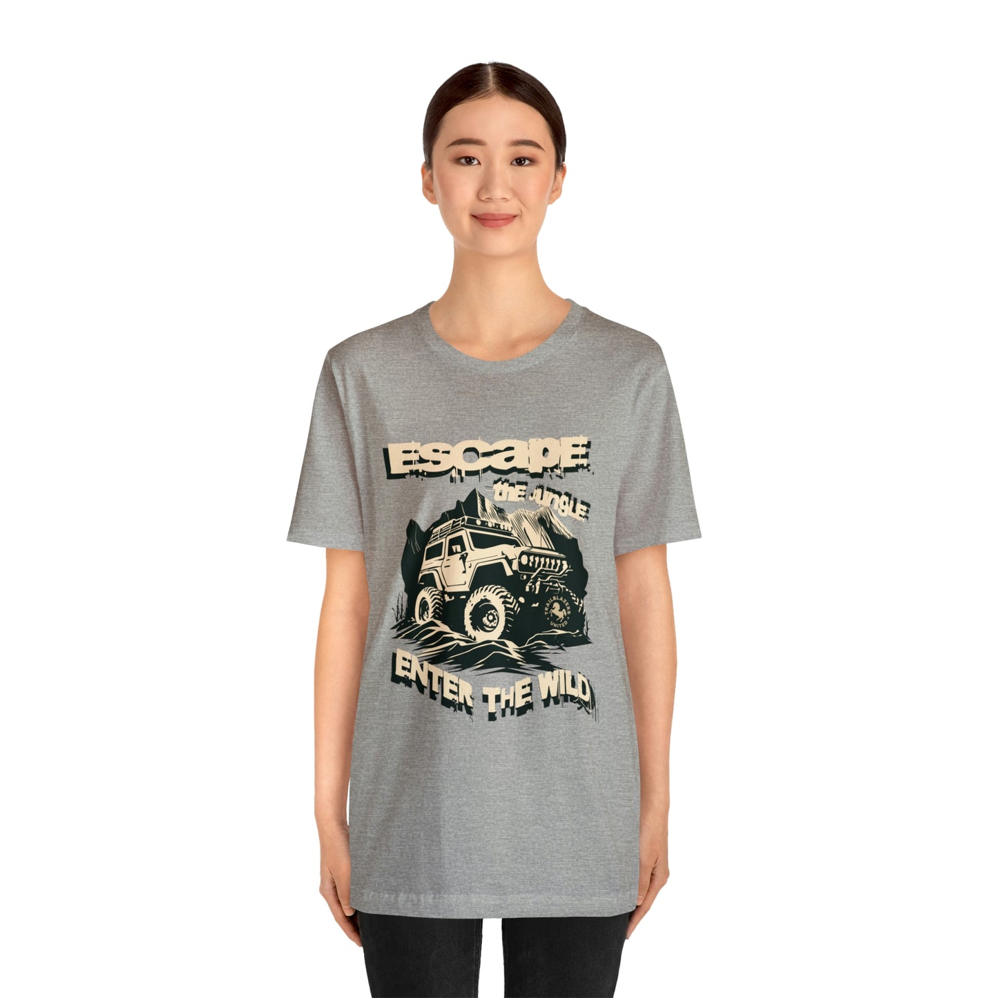 Unisex Softstyle T-Shirt Escape the Jungle Enter the Wild