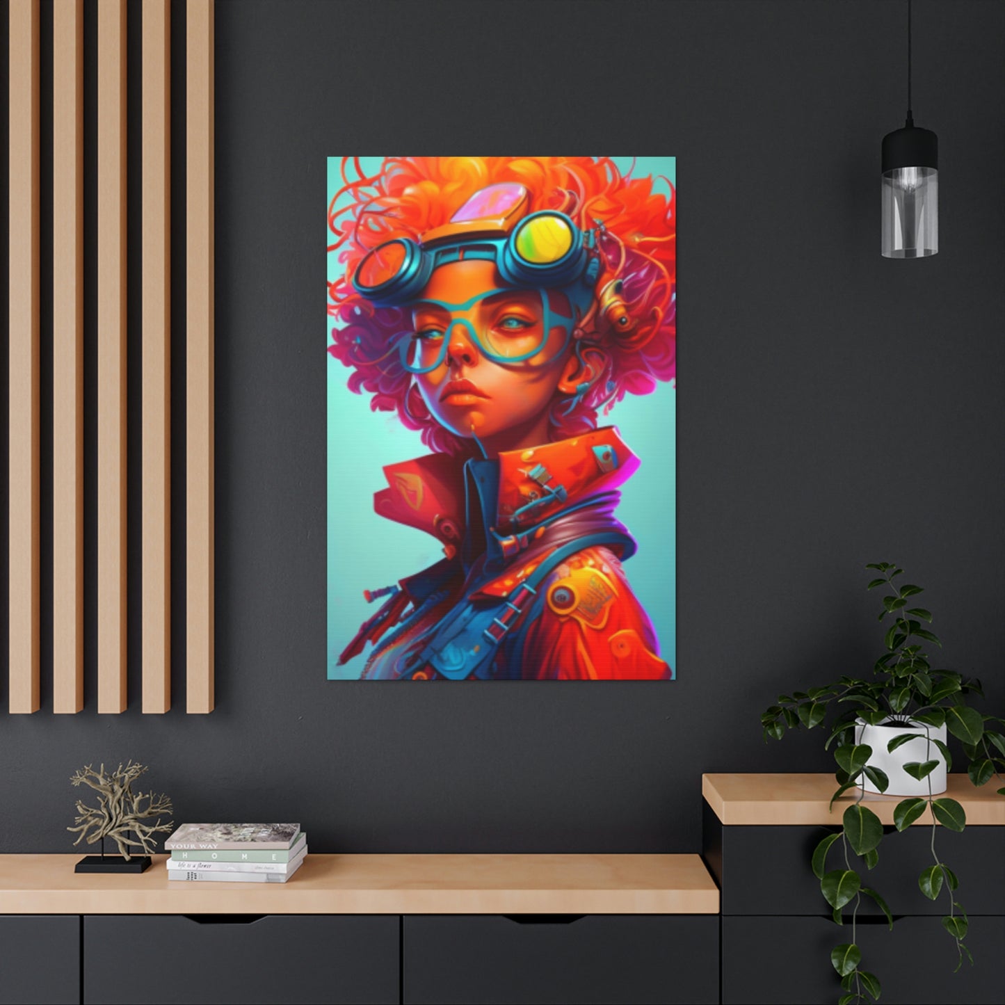 Futuristic Artist- Canvas