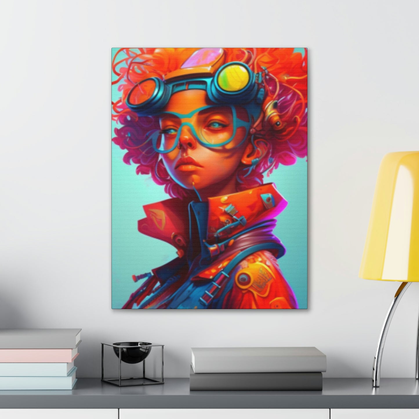 Futuristic Artist- Canvas