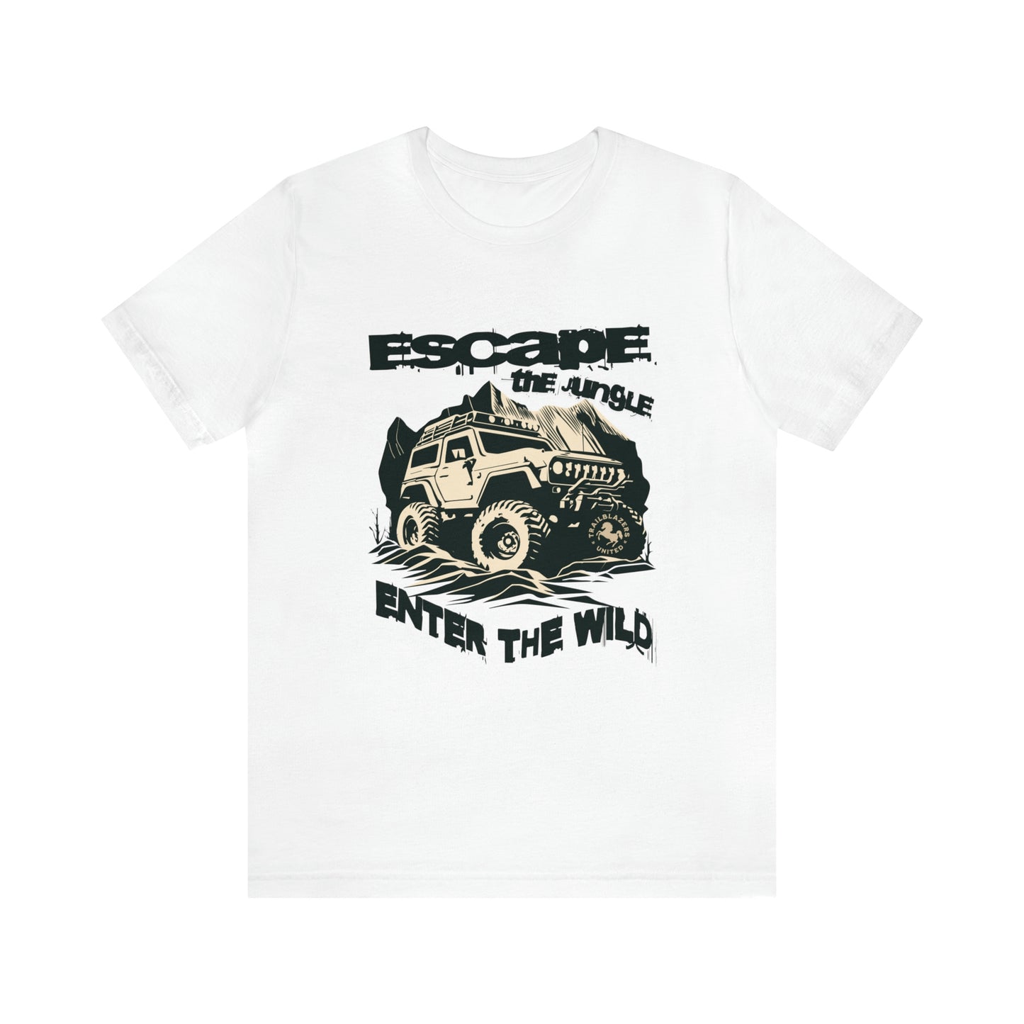 Unisex Softstyle T-Shirt Escape the Jungle Enter the Wild