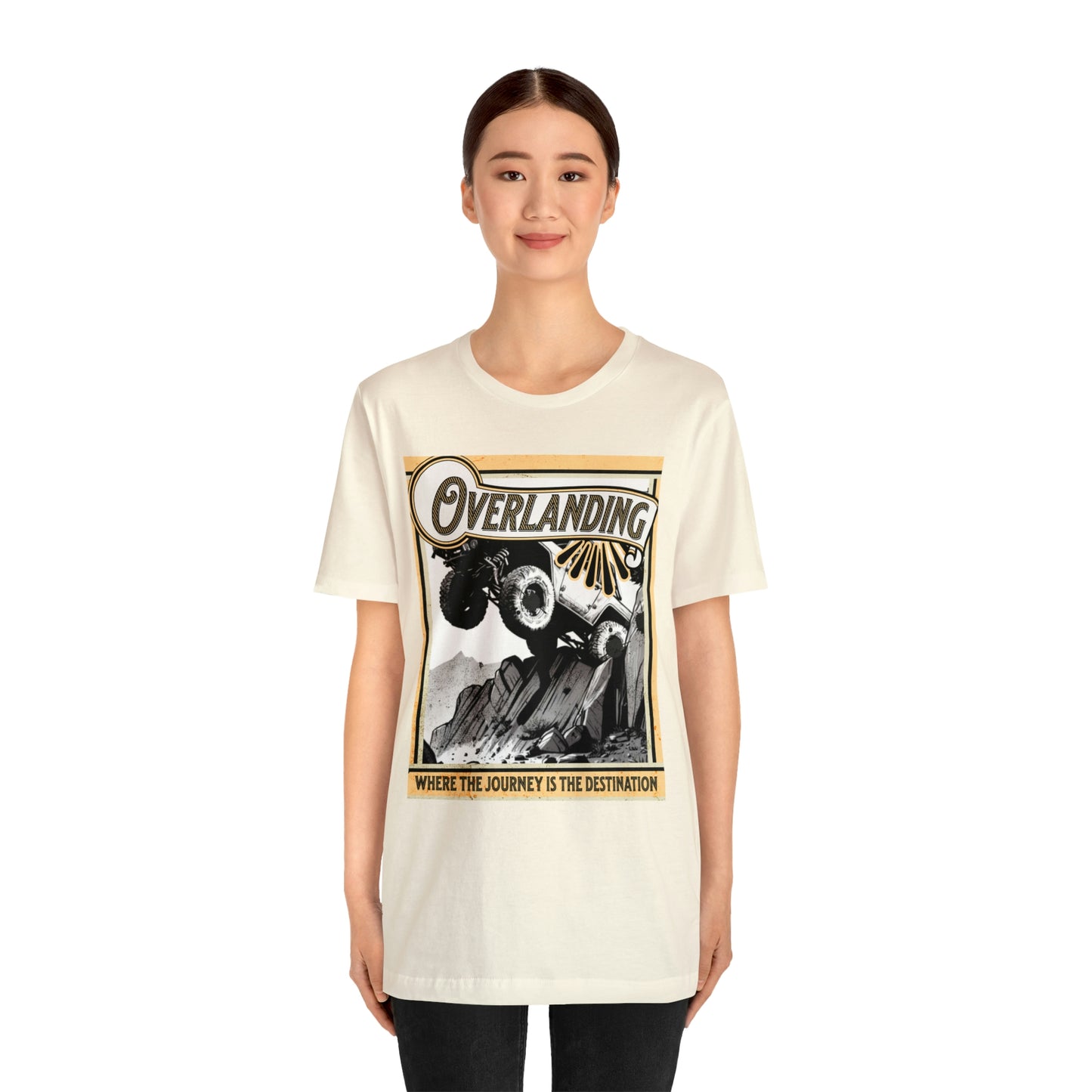 Overlanding, Where The Journey Is The Destination T-Shirt- Unisex Jersey Short Sleeve Tee