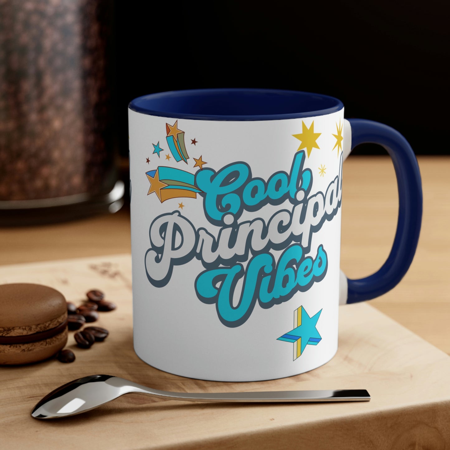 Accent Coffee Mug, 11oz Cool Principal Vibes Mug, Gift