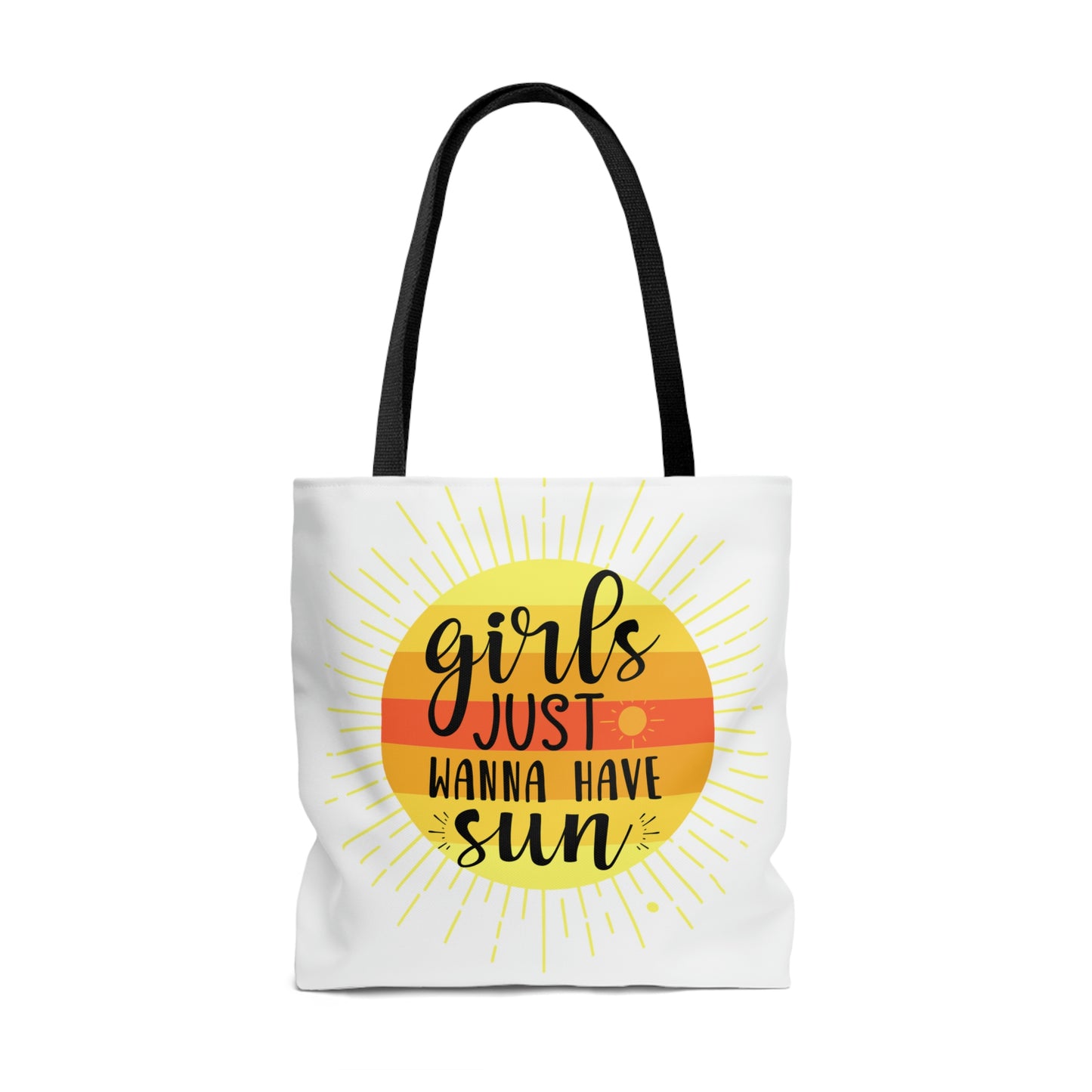 High Quality, All-Over Print Tote Bag, Girls Just Wanna Have Sun, Sunshine Suns Tote Bag